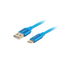 Кабел/преходник Lanberg USB-C(M) ->  USB-A (M) 2.0 cable 1.8m